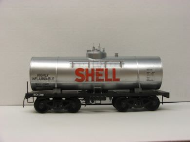 SHELL 5000 gallon bogie tank wagon kit